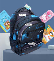 Mochilas escolares para niños de primaria, juego de 3 mochilas de nailon para adolescentes, lonchera y estuche para lápices - details 6