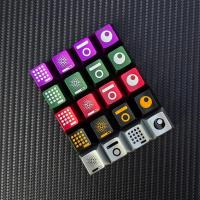 Teclado de Sombrero de Vidrio Personalizado Artesanal Base de Aleación de Aluminio Premium - details 22