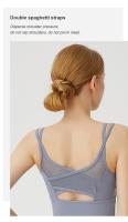 FREES COPES Camiseta sexy sin mangas para yoga y gimnasio a prueba de golpes - details 5