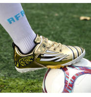 Nuevos zapatos de fútbol dorados a la moda para niños, zapatos de fútbol antideslizantes cómodos, zapatillas deportivas para niños, zapatillas deportivas para niños - details 28
