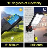 Lámpara Solar Led de pared para exteriores, iluminación de seguridad con 3 modos, Sensor de movimiento, impermeable, para camino de Patio y jardín - details 3