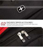 Mochila negra de viaje para hombre, equipo turístico de 15,6 pulgadas, para ordenador portátil de negocios - details 10