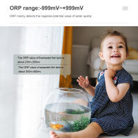 Detector de calidad del agua ORP, Monitor en l￭nea de dientes azules, herramienta de prueba de agua potable para acuario, medidor de temperatura - details 4