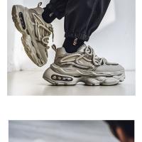 Nuevos Zapatillas De Hombre Plataforma Casual Antideslizante Y Cómodas Zapatillas Deportivas De Moda Suela De Goma Resistentes Al Desgaste Talla True Mesh Upper - details 15