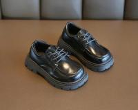 Zapatos de Cuero Negro Moda Clásica para Bodas y Fiestas Suela Gruesa Adecuados para Niños y Niñas - details 12