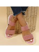 Sandalias de Punta de Tela Elástica para Mujer Zapatos Ligeros para Caminar, Comodidad de Talla Grande para el Verano - details 5