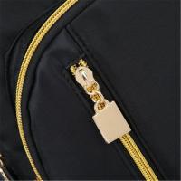 Bolso de hombro multifunción para niña, Mini mochila Oxford, color negro, para viaje - details 6