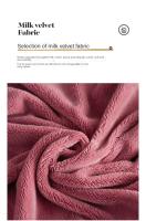 Cubierta de Cama de Terciopelo Engrosado Juego de Sábanas Elásticas de Color Sólido para Cama de Rey y Amarilla - details 4