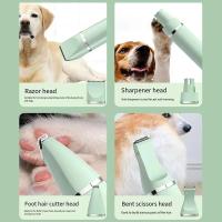 4-in-1 Multi-functional Electric Dog Clippers For Grooming Cordless Dog Shaver Clippers Trimmers Low Noise Pet Grooming Tools - details 1