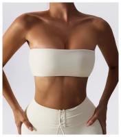 Sujetador deportivo sin tirantes para mujer, Top de gimnasio, ropa de Yoga de secado rápido, Top de tubo para Fitness, ropa interior envolvente para el pecho, sujetador de entrenamiento para mujer - details 13