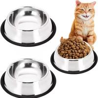 Tazón de Mascotas de Acero Inoxidable A Prueba de Resbalones, Anti-Alimentos, Disco de Agua para Perros Suministros para Mascotas - details 7
