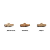 Sandalias de Verano Nuevas 2025 Zapatillas de Mujer Baotou con Suela Gruesa - details 1