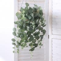 Planta colgante de seda de hiedra verde para fiesta de boda, flores artificiales, hojas de eucalipto - details 3
