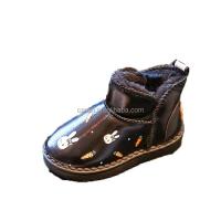 Nuevas botas de nieve bonitas de dibujos animados a la moda para niños pequeños, zapatos mullidos de invierno naturales para niñas, marca cálida 2025 barata - details 1