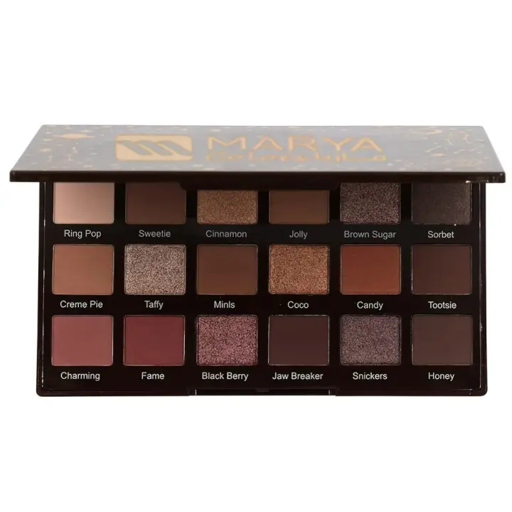 Paleta de sombras de ojos de 18 colores, Paleta de sombras de ojos, sombras de ojos y terros brillantes - 1