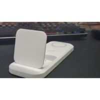 Cargador Inalambrico 3 en 1 de Viajar, Base de Carga Magsafe 15W Carga Rapida para iPhone 16 15 Pro MAX 14 13 12 y Apple Watch S - details 6