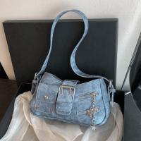 Bolso de mano a la moda Y2K, bolso para axila con remaches de estrella, bolso de hombro para chica picante, bolso cruzado Retro, ropa de calle - details 8