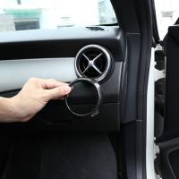 Cubierta de salida de aire acondicionado de fibra de carbono, pegatina embellecedora, 5 piezas, para Mercedes Benz a, B, CLA, GLA, clase W176, W246 - details 4