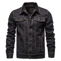 Chaqueta vaquera Hombre algodón chaqueta casual slim - details 3