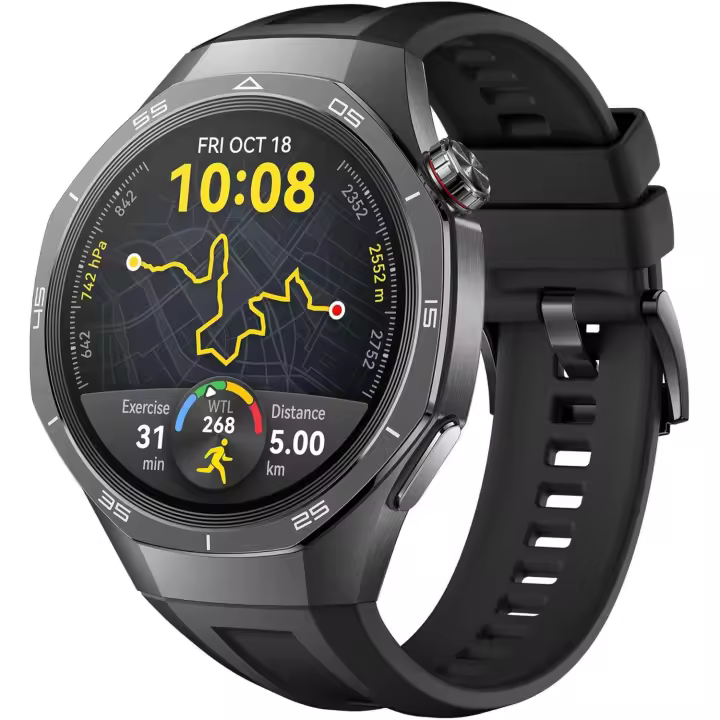 Reloj inteligente HUAWEI Watch GT 5 Pro de 46 mm, diseño con bordes afilados, batería con duración de hasta 14 días, reloj deportivo de nivel profesional, seguimiento de salud, - 1
