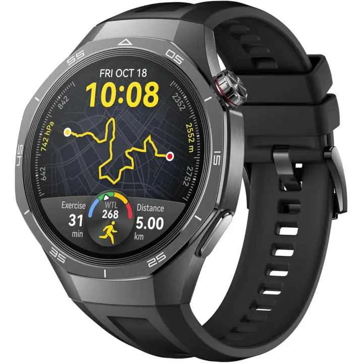 Reloj inteligente HUAWEI Watch GT 5 Pro de 46 mm, diseño con bordes afilados, batería con duración de hasta 14 días, reloj deportivo de nivel profesional, seguimiento de salud, - 1