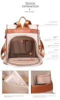 Mochila ligera informal para mujer, mochila de viaje antirrobo, Mochila pequeña de moda simple, mochila de nailon impermeable - details 20