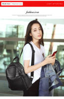FOXER-Mochila De cuero dividido para mujer, bolso escolar de gran capacidad, bolso de viaje para oficina - details 7
