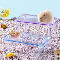 Plataforma transparente para hámster, soporte desmontable de altura ajustable para paisajismo, jaula decorativa para mascotas - details 4