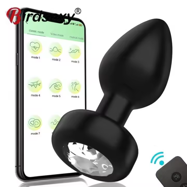 Leten APP Vibrador Anal Remoto Dildo Bluetooth para Estimulación de Prostata y G Spot - 1