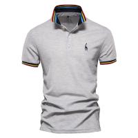 polos hombre manga corta ropa hombre día del padre Polos de algodón para hombre Polos de manga corta con bordado de jirafa para hombre Polos de diseño de marca de alta calidad Ropa para hombre - details 15