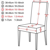 Fundas elásticas de LICRA para sillas, funda para asiento de silla de tamaño Universal para comedor, para banquete de boda, Hotel, funda elástica para silla, 1 unidad - details 0