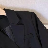 Chaqueta de negocios para mujer, chaqueta de traje, Tops simples de oficina para mujer - details 11