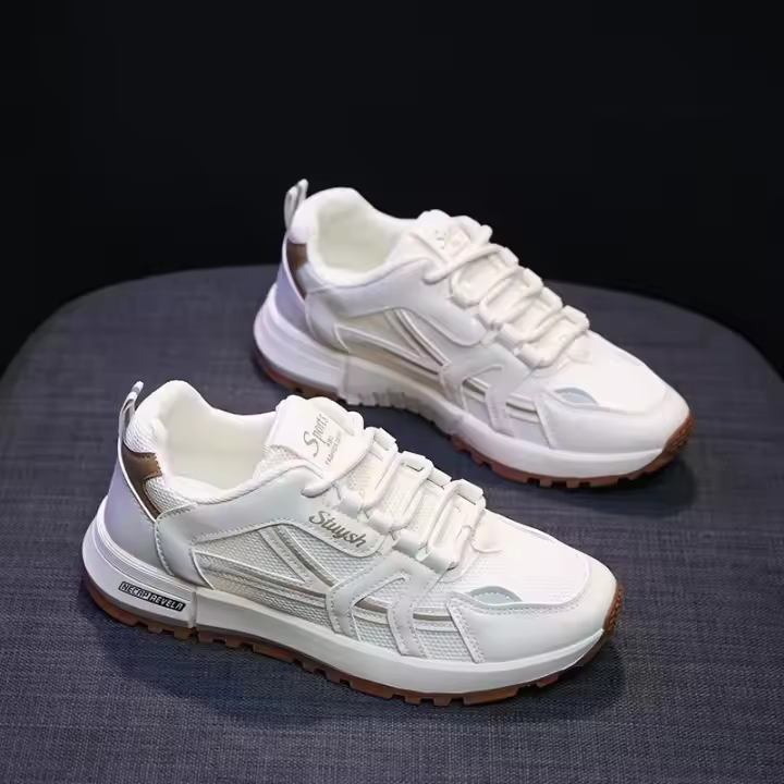 Zapatos deportivos para mujer Zapatillas individuales informales con suela antideslizante suave - 1