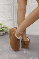 Nuevas botas de nieve, zapatos cortos de algodón para mujer, zapatos de pan cálidos engrosados - details 16
