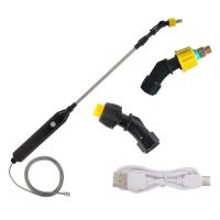 PULVERIZADOR eléctrico para plantas, varita de riego recargable para jardín, rociador de Mister para plantas, césped, malas hierbas, 3 metros - details 0