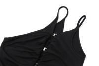BUNO-camisetas sin mangas sexis con hombros descubiertos y espalda descubierta para mujer, moda Y2K, chaleco calado Irregular, novedad de verano, ropa de calle, camisola - details 6