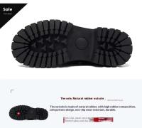 Zapatos de cuero de alta calidad para hombres, fáciles de usar para jóvenes, zapatos de vestir de gran tamaño y nuevo diseño de zapatos Oxford - details 8