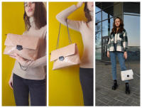 Bolso cruzado de cuero PU con hilo de bordado para mujer, bolso de cadena para hombro, bolso de mujer de marca de gran capacidad - details 33