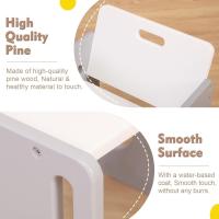 Silla de Mesa Ajustable para Bebés de 1-3 Años Fácil de Montar Ideal para Leer/Comer/Jarjar Gris - details 2