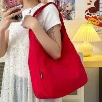 Bolso de hombro de nailon de Color caramelo, bolso de mano deportivo de secado rápido de gran capacidad, paquete de teléfono móvil de estilo coreano de Color sólido, Unisex - details 2