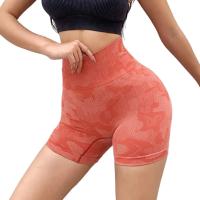 Pantalones cortos sin costuras de camuflaje para mujer, Shorts de cintura alta para ciclismo, Yoga, Fitness, Scrunch Butt, mallas deportivas para gimnasio - details 0