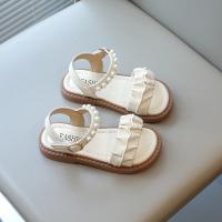Sandalias de Verano para Niñas Zapatos de Playa de Princesa con Suela de Goma y Perlas - details 2