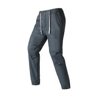 CHAIFENKO Pantalones de Sudor para Hombres Cómodos, Versátiles, Transpirables para Primavera/Verano 21 Tela de Poliéster, Largo al Tobillo - details 3