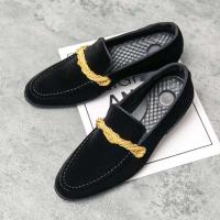 2023 zapatos cómodos del partido del ante del espectáculo del zapato de cuero de los hombres del Reino Unido del nuevo diseño de la moda - details 11