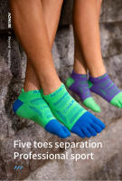 Calcetines Deportivos Unisex AONIJIE con Cinco Punños Diseño Bajo y Athletico para Carrera de Maratón Entrenamiento y Uso Diario - details 0