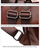 Mochila Vintage de cuero antirrobo para mujer, bolso de hombro de ocio de alta calidad, a la moda - details 15