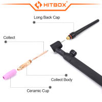 Antorcha de Soldadura de Gas TIG HITBOX Pistola de Soldadura de Argón WP26V/17V con Conector Rápido de 35-50 Herramientas y Mejoras del Hogar - details 5