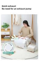Bolsas de Vacío Nuevas y Patentadas Grandes de Plástico para Almacenamiento de Ropa y Manta Accesorios de Viaje Funda de Bolsa de Compresión Vacía - details 2