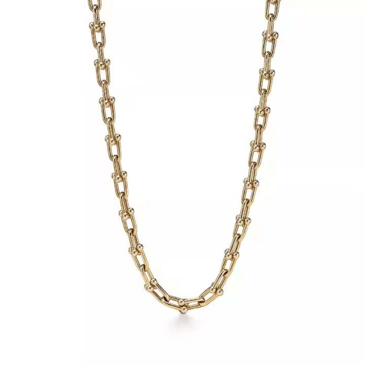ΤΙΦΑΝΗ ™   Hardwear Medium Link en oro amarillo de 18 quilates, collar de diseño de marca de lujo - 1