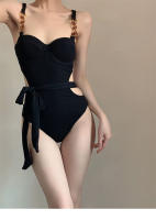 Moda de alta gama, tirantes de bikini sexy para mujer, reunidos para cubrir el vientre y mostrar peso, playa de aguas termales - details 4
